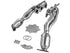 aFe Twisted Steel Header 409 SS w/Cat 12-15 Toyota Tacoma V6-4.0L