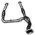 Kooks 11-14 Ford F150 Eco Boost 3.5L V6 3in SS GREEN Cat Turbo Down Y-Pipe