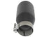 aFe Universal Black Exhaust Tip 3in In x 4-1/2in Out x 9in L Bolt-On Left