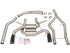 aFe MACHForce XP SS-304 Black Tip 3.0in-2.5in Dia Cat Back Exhaust 11-13 BMW 335i (E90/E92) 3.0L