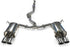 Invidia 2015-2020 Subaru WRX/STI 4Dr Q300 Twin Outlet Catback w/ SS Quad Tips