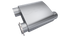 QTP 3in Weld-On Reverse 304SS Screamer Muffler Short Case w/Bolt-On QTEC Electric Cutout