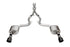 Corsa 2024 Ford Mustang GT Xtreme Cat-Back Ex. Sys. 3.0in Dual Rear Exit w/4.5in Black PVD Pro Tips