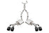 Corsa 22-25 Cadillac CT4 V Blackwing 3in Active Valve Cat-Back - 4.5in Carbon Fiber Black Tip