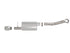 aFe 14-19 Toyota Corolla 1.8L Takeda 2.5in 304SS Axle-Back Exhaust w/ Polished Tip
