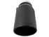 aFe 5in 304 Stainless Steel Exhaust Tip 5In x 7Out x15Lin Bolt-On Right-Blk