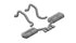 Corsa 1997-2004 Chevrolet Corvette C5 5.7L Sport Axle Back w/ Polished Tiger Tips