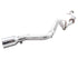 AWE Tuning 2021+ Ford Bronco 0FG Single Rear Exit Exhaust w/Chrome Silver Tip & Bash Guard