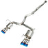 AWE Tuning 2015+ VA WRX Sedan Touring Edition Exhaust - Vapor Blue Quad Tips