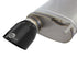 aFe MACHForce XP Exhausts Cat-Back SS-304 EXH w/ Black Tips 15-16 Ford Mustang EcoBoost 2.3L (t)