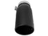 aFe Universal Black Pair Exhaust Tips 3.5in x 4.5in Out x 12in L Clamp-On
