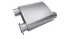 QTP 2.5in Weld-On 304SS Screamer Muffler Short Case w/Bolt-On QTEC Electric Cutout