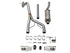 aFe Rebel Series CB 2.5in Dual Center Exit SS Exhaust w/ Polish Tip 07-15 Jeep Wrangler 3.6L/3.8L V6
