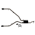 QTP 19-20 Ram 1500 304SS Screamer Cat-Back Exhaust Rear Split Exit w/4.5in Black Tips
