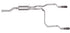 Gibson 96-97 Chevrolet S10 Base 2.2L 1.75in Cat-Back Dual Split Exhaust - Aluminized
