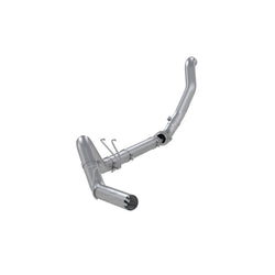 MBRP 08-10 F250/F350/F450 6.4L PS AL Steel 4in Filter-Back Single Side - No Muffler w/ DP