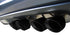 Corsa 06-13 Chevrolet Corvette C6 Z06 7.0L V8 Black Sport Cat-Back Exhaust