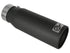 aFe MACHForce XP Universal Black Exhaust Tip 3" Inlet, 4" Outlet, 12" Length