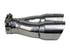 aFe Takeda 2.5" 304 SS Clamp-on Exhaust Tip 2.5in Inlet 3in Dual Outlet - Polished