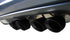 Corsa 06-13 Chevrolet Corvette C6 Z06 7.0L V8 Black Sport Cat-Back Exhaust
