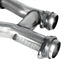 BBK 79-93 Mustang 5.0 Short Mid H Pipe With Catalytic Converters 2-1/2 For BBK Long Tube Headers