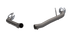 QTP 10-13 Chevrolet Camaro SS 6.2L 304SS Eliminator Muffler Delete Axle Back Exhaust w/4.5in Tips