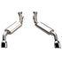 QTP 14-15 Chevrolet Camaro SS 6.2L 304SS AR3 Axle Back Exhaust w/4.5in Tips