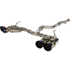 Invidia 2008-2014 Subaru WRX/STI R400 Gemini Catback w/ Quad Titanium Tips (Hatch Only)