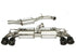Invidia 2022-2023 VW Golf R MK8 76mm R400 Valved CatBack w/ Black Tips
