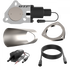 QTP 2.75" Electric Exhaust Cutout DIY Combo Kit (includes QTEC30 & 10276)