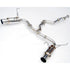 Invidia 2015-2021 Subaru WRX/STI 4dr N1 Twin Outlet SS Catback Exhaust w/ 4" Tips