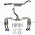 Invidia 2022-2023 Subaru WRX Gemini R400 Catback w/ Quad Titanium Tips