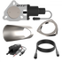 QTP 3" QTP Electric Exhaust Cutout DIY Combo Kit (Includes QTEC30 & 10301)