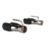 QTP 2015-2023 Dodge Challenger 6.2L/6.4L Quad Tip Adapter w/ 3.5" Black Tips