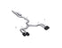 MBRP 2022-2024 Audi S3 2.0L T304 SS 3" Catback w/ Quad Carbon Fiber Tips