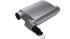 QTP 3in Weld-On 304SS Screamer Muffler w/Bolt-On QTEC Electric Cutout