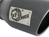 aFe Universal Black Exhaust Tip 3in In x 4-1/2in Out x 9in L Bolt-On Left