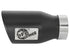 aFe Universal Black Exhaust Tip (Left Side) 3in In x 4-1/2in Out x 9in L Clamp-On