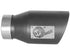 aFe Universal Black Exhaust Tip 3in In x 4-1/2in Out x 9in L Bolt-On Left