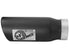 aFe Universal Black Pair Exhaust Tips 3.5in x 4.5in Out x 12in L Clamp-On