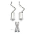 Stainless Works 2007-14 Chevy Tahoe And Yukon LT 2-1/2in Exhaust X-Pipe Chambered Mufflers Tips