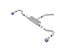 aFe Takeda 2.5in 409 SS Axle-Back Exhaust System Blue Flame 18-20 Hyundai Elantra GT L4-1.6L(t)