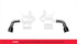 Corsa 16-17 Chevy Camaro SS 2.75in Inlet / 4.5in Outlet Black PVD Tip Kit (For Corsa Exhaust Only)