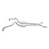 Stainless Works 62-67 Chevy Nova 3in Catback w/ X-Pipe Turbo Chambered Mufflers 3in Cores
