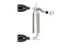 aFe Rebel Series 2.5in 409 SS Axle-Back Exhaust System Black 07-18 Jeep Wrangler (JK) V6-3.6L/3.8L