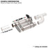 QTP 3in Weld-On 304SS Screamer Muffler Short Case w/Bolt-On QTEC Electric Cutout