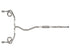 aFe 22-23 Honda Civic Si L4 1.5L (t) Takeda 2.5in to 3in 304 SS Cat-Back Exhaust w/ Polished Tips