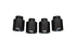 Corsa 20-23 Chevrolet Corvette C8 RWD 4.5in Carbon Fiber Black PVD Tip Kit (For Corsa Exhaust Only)