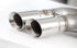 Stainless Works 2010-14 Ford Raptor Exhaust X-Pipe Turbo Resonator Front Passenger Rear Tire Exit