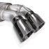 Stainless Works 2016-2023 Camaro SS 3" Redline Axle Back w/ Valves w/ 4" Quad Black Tips (Factory Connect)
